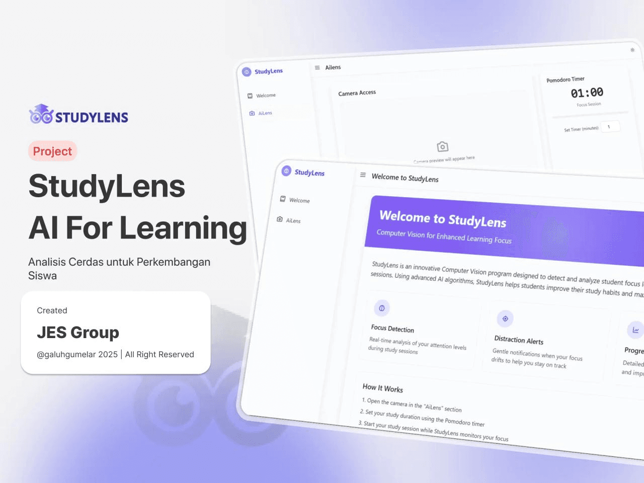 StudyLens AI learning platform overview